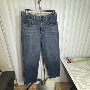 Eddie Bauer Relaxed Fit Men's Jeans Size 36x32 Dark‎ Wash Denim Tall